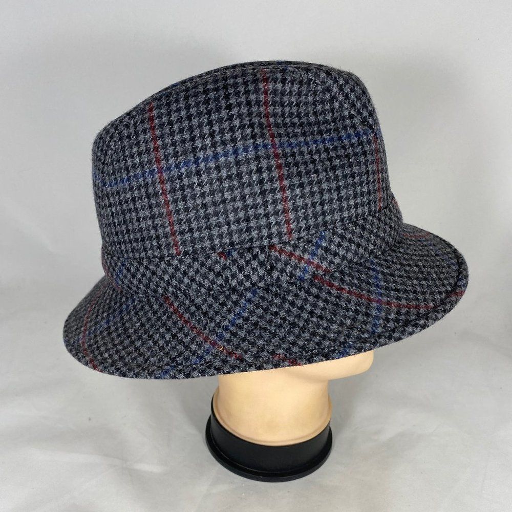 Scala Shape-able Brim Small Checker Pattern Hat - Picture 10 of 12